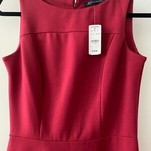 NWT Brooks Brothers Dress, Wine, size 2